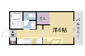 カメリアホーム 106 ｜ 京都府京都市右京区太秦下角田町（賃貸アパート1K・1階・19.00㎡） その2