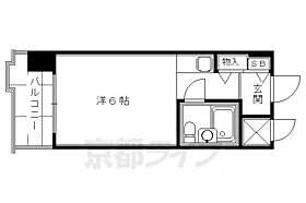 京都府京都市中京区玉蔵町（賃貸マンション1K・2階・15.68㎡） その2