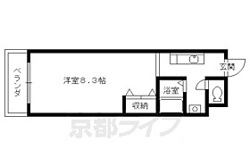 ＮＵテラス京大前 308 ｜ 京都府京都市左京区田中樋ノ口町（賃貸マンション1K・3階・24.49㎡） その2