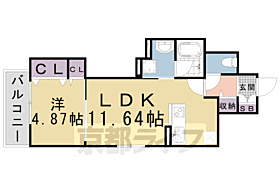 ＰＩＳＯ丹波口 303 ｜ 京都府京都市下京区薬園町（賃貸アパート1LDK・3階・41.33㎡） その2