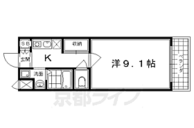 京都府京都市南区東九条明田町（賃貸マンション1K・2階・28.06㎡） その2