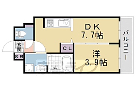 カーサベルデ石田 303 ｜ 京都府京都市右京区太秦組石町（賃貸マンション1DK・3階・31.80㎡） その2