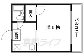 コムデ北白川 106 ｜ 京都府京都市左京区北白川西伊織町（賃貸アパート1R・1階・17.00㎡） その2