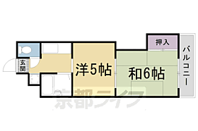 ラセットアベニュー 705 ｜ 京都府京都市右京区西京極佃田町（賃貸マンション2K・7階・28.00㎡） その2