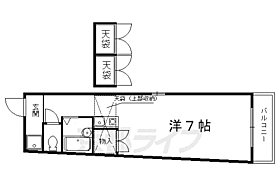 キャッスル21 101 ｜ 京都府京都市左京区吉田泉殿町（賃貸マンション1K・1階・20.00㎡） その2