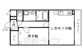 カトル・セゾン 204 ｜ 京都府京都市北区衣笠北天神森町（賃貸マンション1LDK・2階・41.14㎡） その2