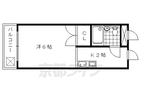 エスペランザ葛野大路I 402 ｜ 京都府京都市右京区太秦安井西沢町（賃貸マンション1K・4階・19.44㎡） その1