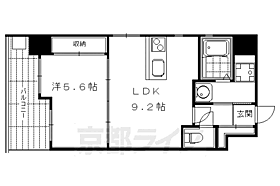 京都府京都市中京区上白山町（賃貸マンション1LDK・2階・35.95㎡） その2