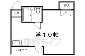 エクシードＫＧ 206 ｜ 京都府京都市左京区田中上玄京町（賃貸マンション1R・2階・19.00㎡） その2