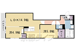 リベルテ四条梅津 1階
