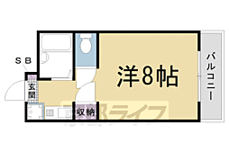 ハイツ松山 1Kの間取図画像