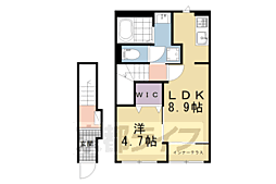セレニティ宮野和 1LDKの間取図画像