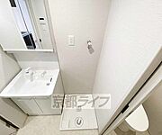 室内に洗濯機設置可