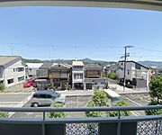 バルコニーからの景色です。