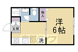 サンシティ一条 1Kの間取図画像