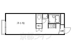 レオパレスニューシルバーレジデンス武蔵 1Kの間取図画像