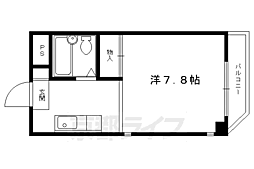 エデン神殿 1Kの間取図画像