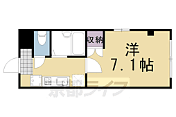 メゾン吉田 1Kの間取図画像