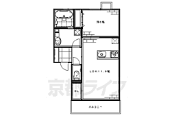 エクセル・カーサ 1LDKの間取図画像