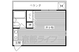 スペースシンシア ワンルームの間取図画像