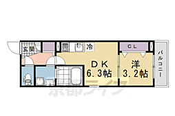 (仮称)ジーメゾン小栗栖クレフィエ 2階/-