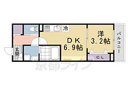 ジーメゾン小栗栖クレフィエ 2階/-