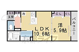 ラ・トーランスII 2階/-