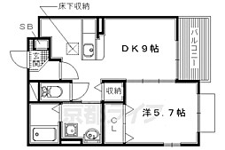 グランソレイユ楠葉III 1階/-