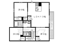ラフィネ梅美台 2階/-