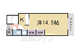 セレーノ塔南 ワンルームの間取図画像