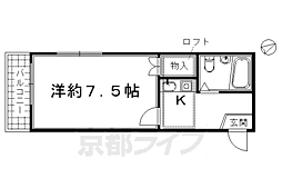 レオパレスシティー西大路 2階/-