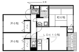 メゾンブーケ・ドール 3LDKの間取図画像