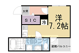 ハーモニーテラス深草坊町II 2階/-