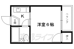 サンハイツ葉山 1Kの間取図画像