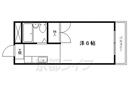 ラシャンブル 1Kの間取図画像