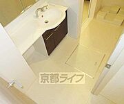 ゆったりとした脱衣所です