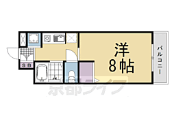 ファースト 1Kの間取図画像