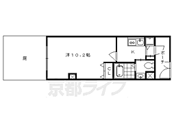 インフィニティ 1Kの間取図画像