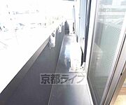 広いバルコニーです。
