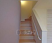 間接照明がオシャレな階段