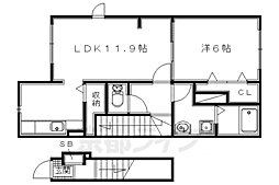 コロボックル藤阪 2階