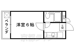 メゾンリヴゴーショ 1Kの間取図画像