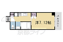 リーベルノ 1Kの間取図画像