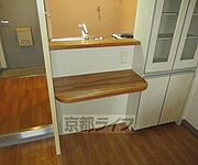 キッチンにはカウンターがついています