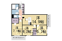 シャーメゾン M−six 1階/-