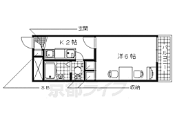 レオパレス宇治伊勢田 1階