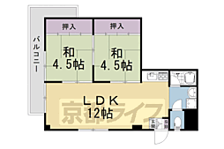 KMビル 2LDKの間取図画像