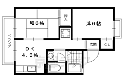 セジュールミヤケ 2Kの間取図画像