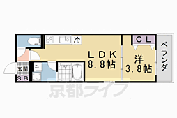 フォレ山科 3階/-