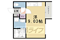 メステート京都九条庵4階6.6万円